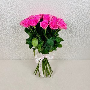 Букет 25 розовых роз